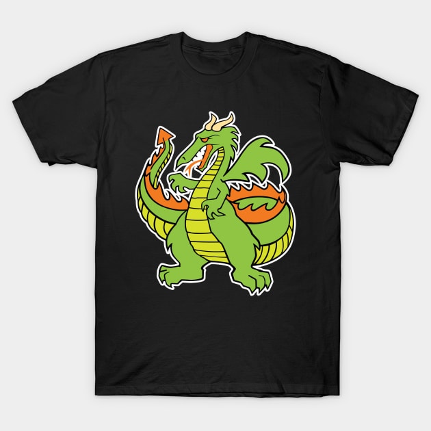 Dr. Steel Dragon Tattoo Full Color T-Shirt by HustlerofCultures